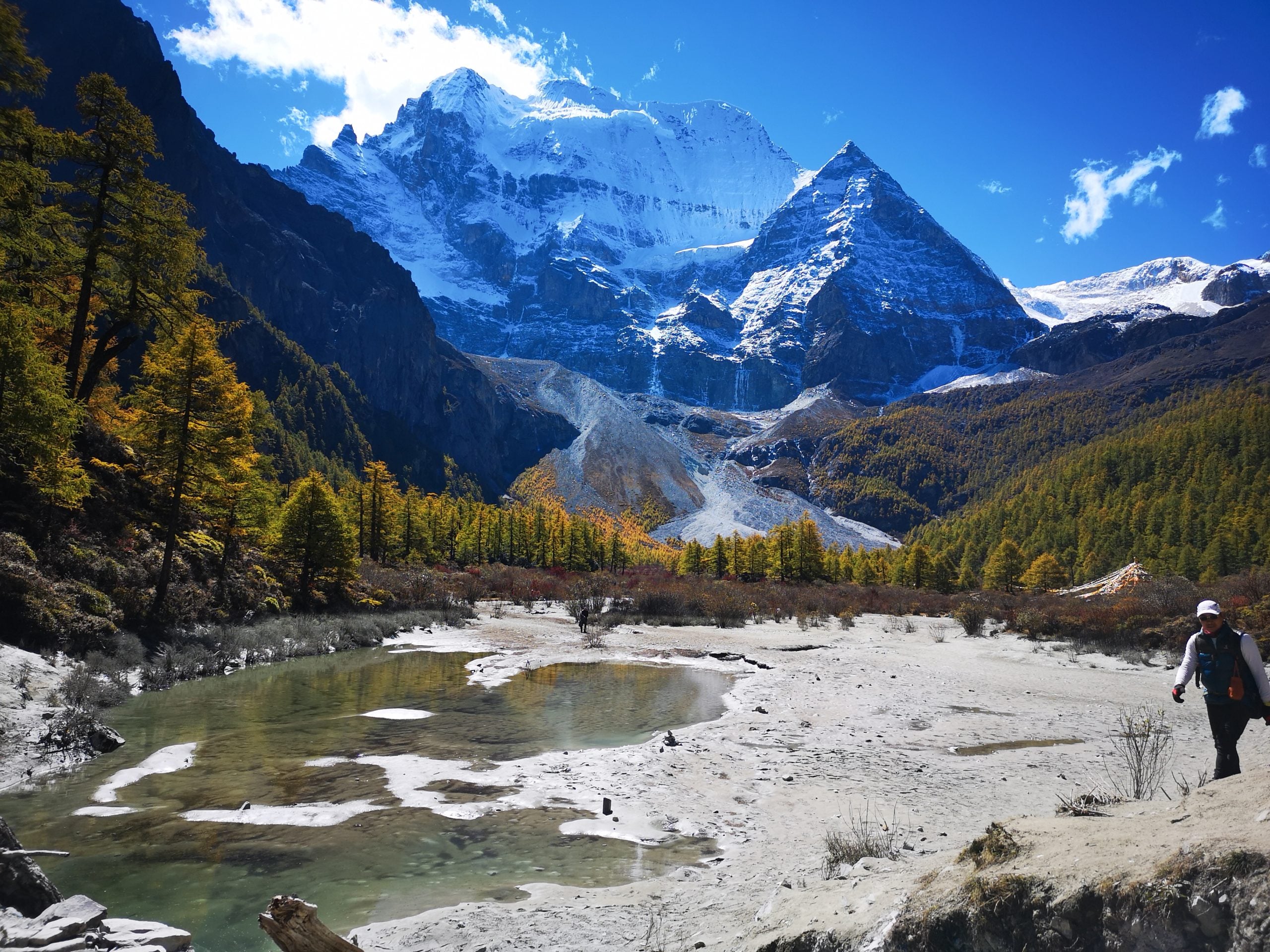 Xiannairi peak in Yading nature reserve Daocheng